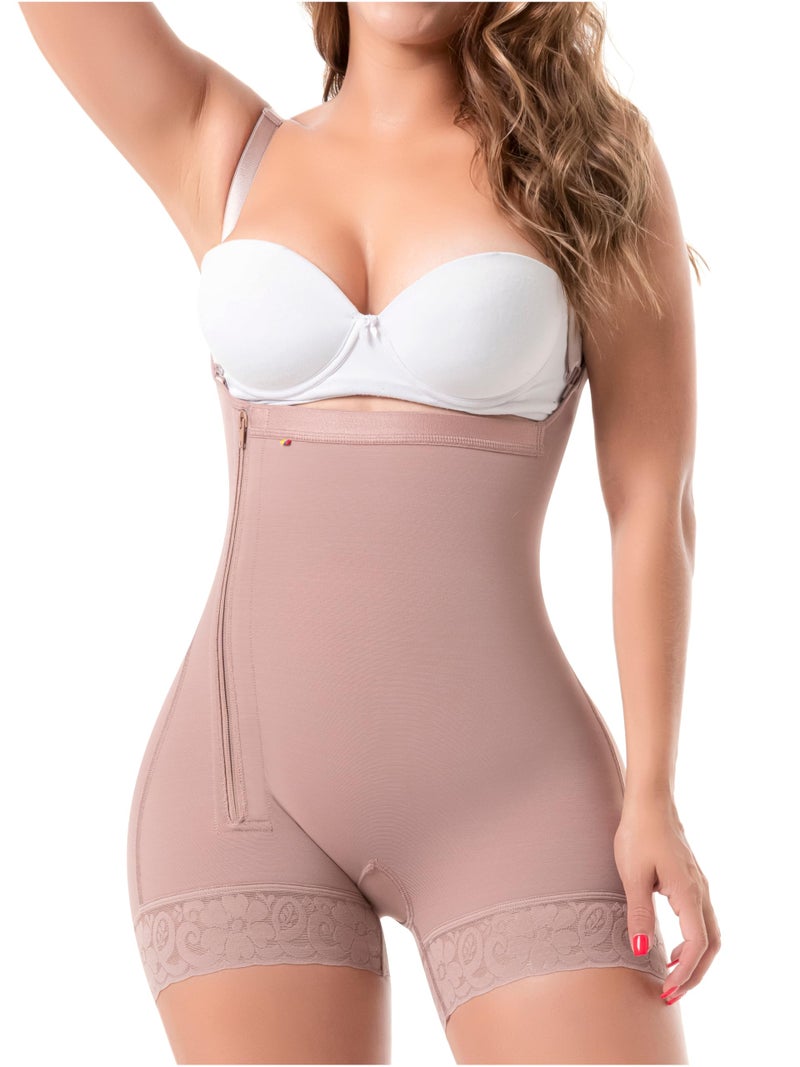 Sonryse 046ZL Postpartum Girdle Butt Lifter Tummy Control Shapewear Women Fajas Colombianas Postparto Reductoras Moldeadoras Cocoa 2XL - Image 1